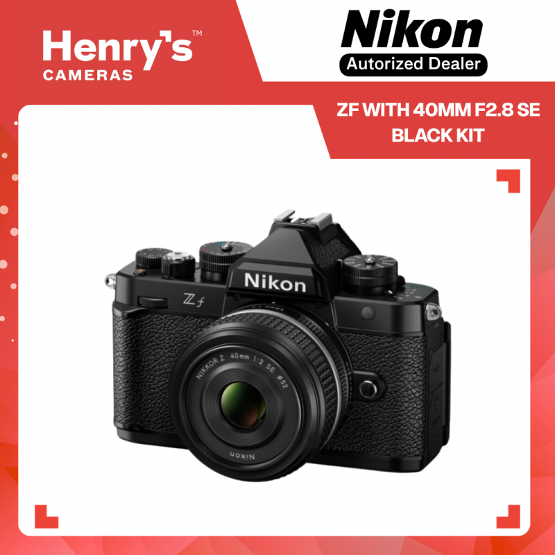 Nikon ZF with 40mm F2.8 SE Black Kit